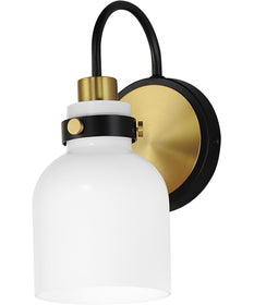 Milk 1-Light Sconce Satin Brass