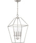 Aviary 4-light Pendant Brushed Nickel