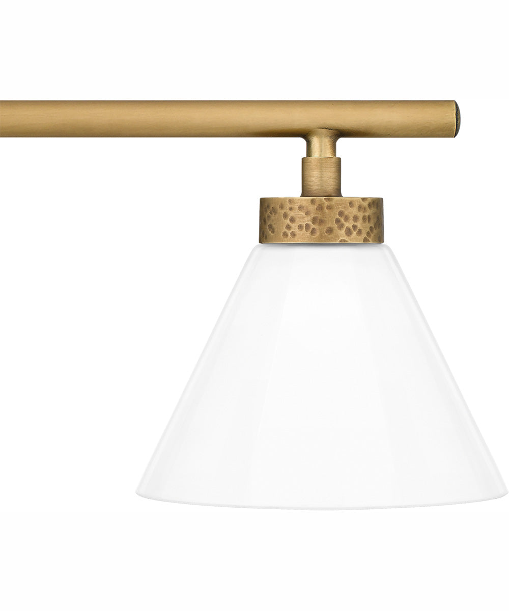 Ira Extra Large 4-light Bath Light Weathered Brass