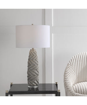 Kari Light Gray Table Lamp