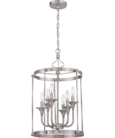 Jolenne 6-Light Foyer Brushed Polished Nickel