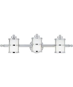 Tranquil Bay Large 3-light Bath Light Polished Chrome