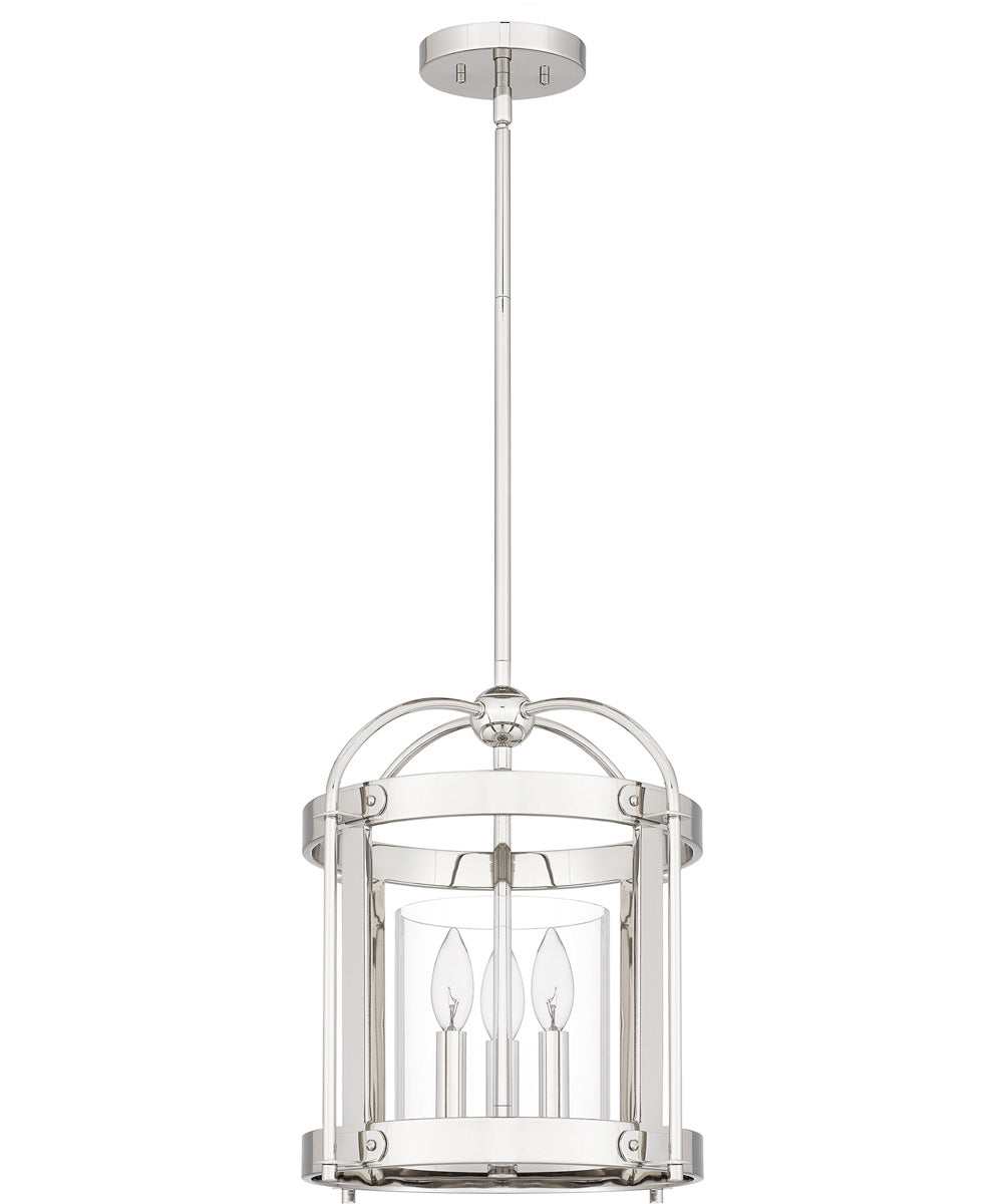 McPherson 3-light Pendant Polished Nickel