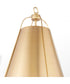 1-light Pendant Aged Brass