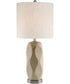 Coliseo 1-Light Table Lamp Limestone Ceramichrome/ Linen Fabric Shade