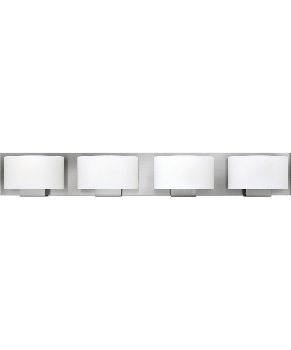 Mila 4-Light LED Vanity in Brushed Nickel