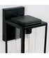 Kessler 1-Light Outdoor Wall-Lantern Matte Black