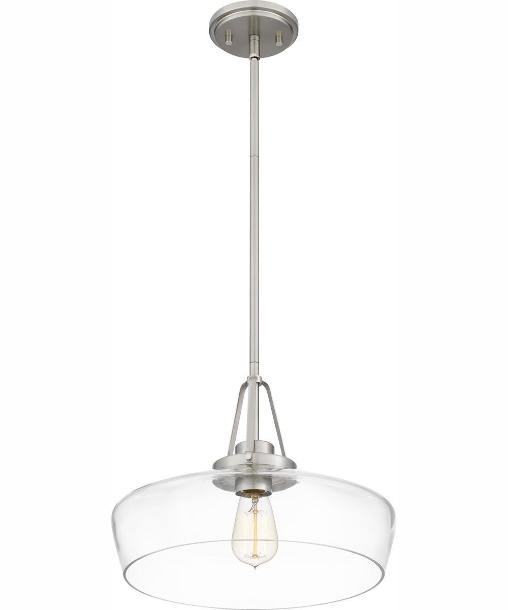 Quoizel Pendant 1-light Pendant Brushed Nickel