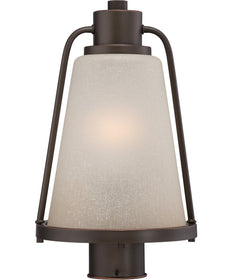 15"H Tolland 1-Light LED Outdoor Mahogany Bronze