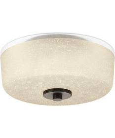 Alexa 2-Light 12-1/4" Flush Mount Antique Bronze