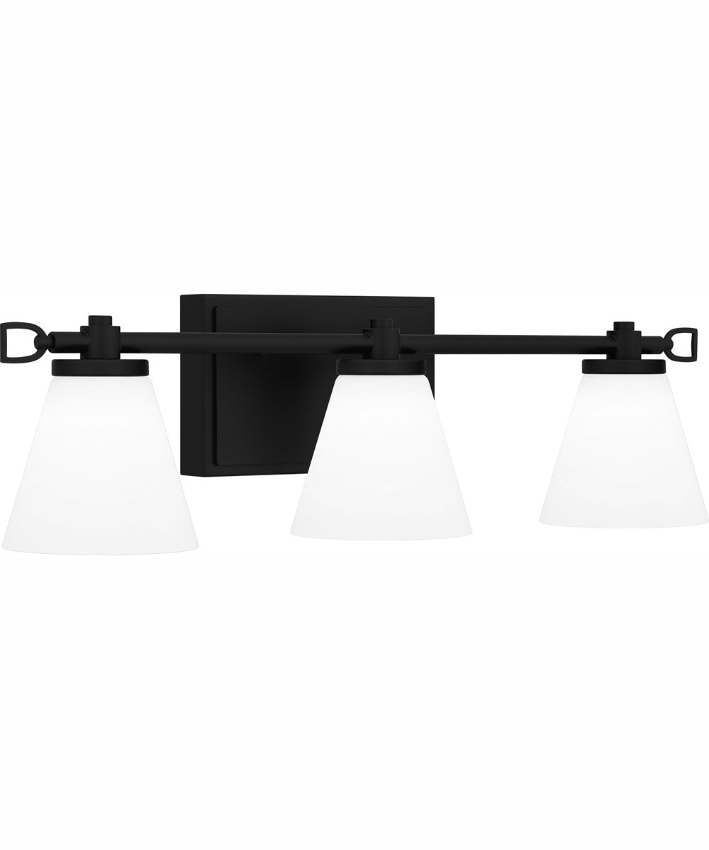 Daniels Large Bath Light Matte Black