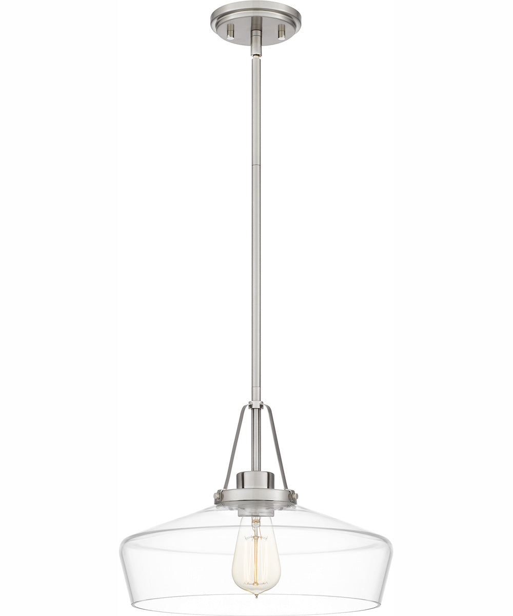 Quoizel Pendant 1-light Pendant Brushed Nickel