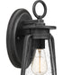 Sutton Medium 1-light Outdoor Wall Light Speckled Black