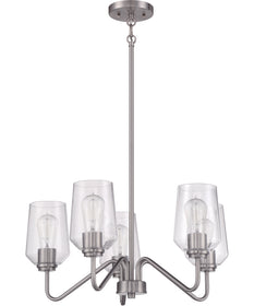 Shayna 5-Light Chandelier Brushed Polished Nickel