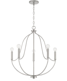 Madison 5-Light Chandelier Brushed Nickel