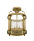 McPherson 3-light Semi Flush Mount Weathered Brass