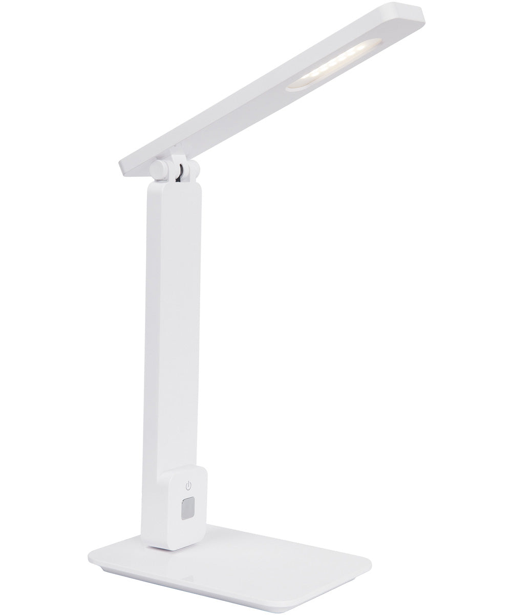 Echo 1-Light Led Desk Lamp W/Usb Port White Outlet