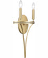 Noura 20'' High 2-Light Sconce - Champagne Gold