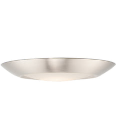 Diverse 7.5 inch LED Flush Mount 3000K Non-T24 Satin Nickel