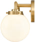 Fairbanks 22.75'' Wide 3-Light Vanity-Light - Brushed Gold/Opal