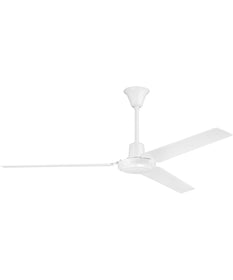 Utility 56" Ceiling Fan (Blades Included) White