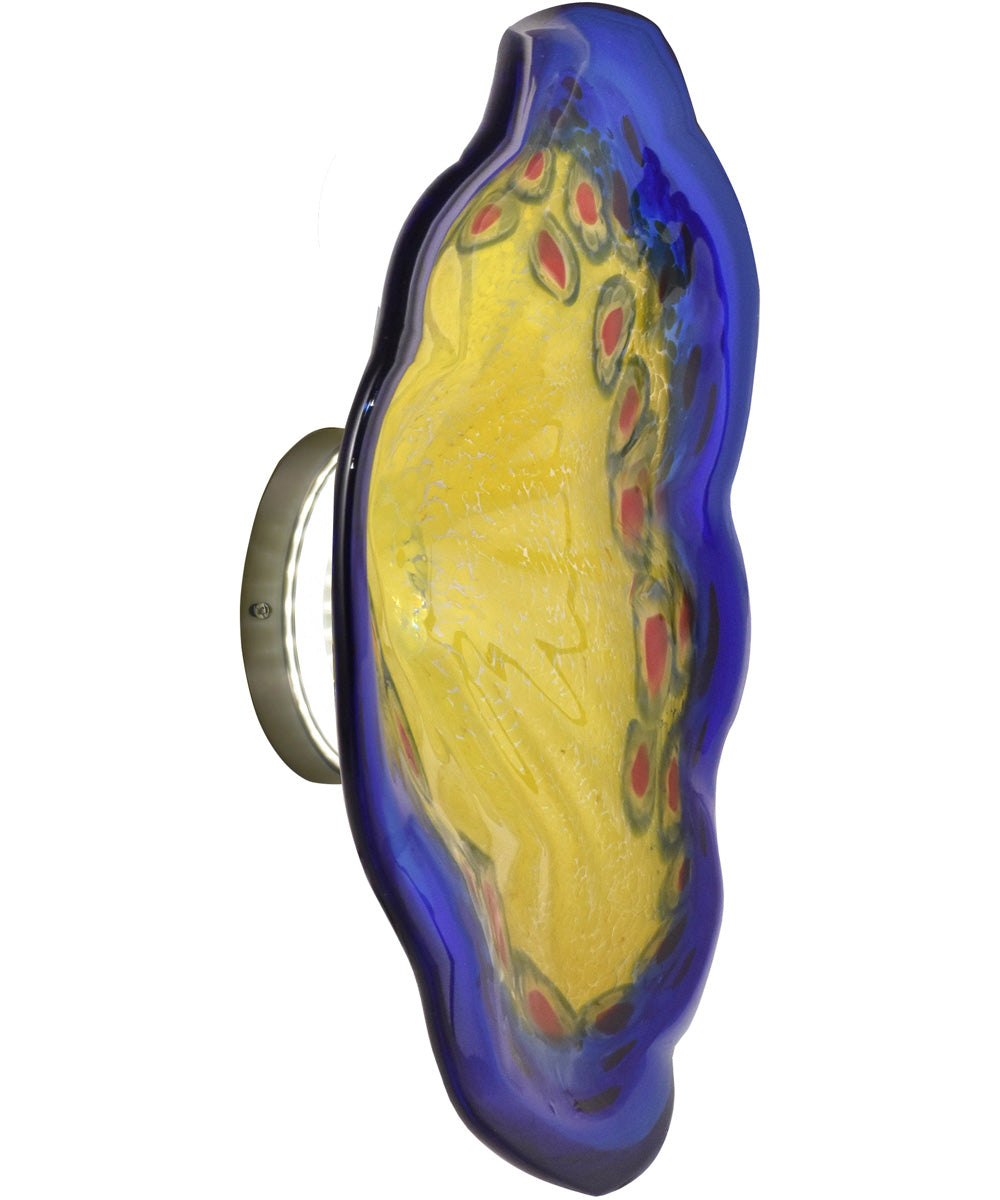 Westwind Led Hand Blown Art Glass Wall Light - 20 Inch