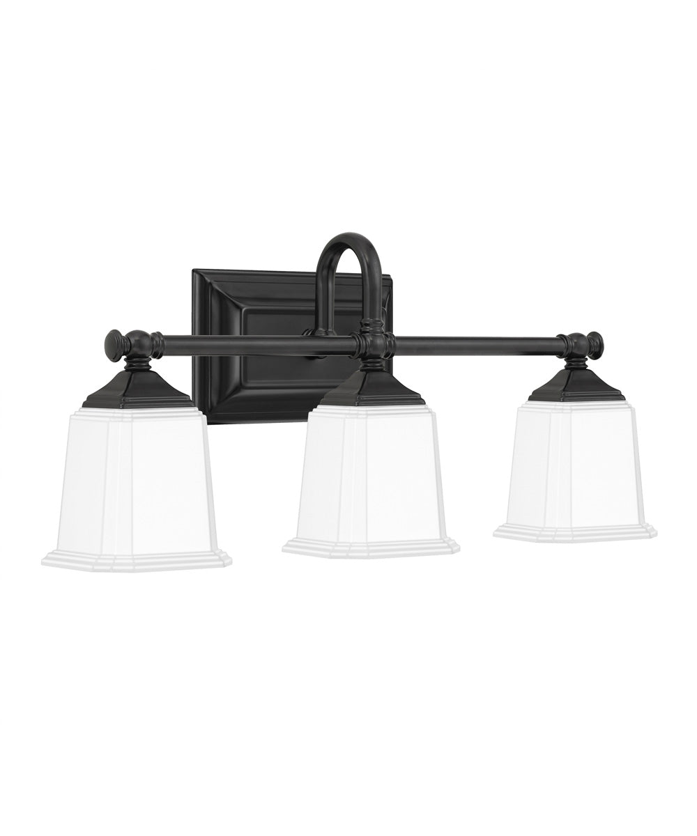 Nicholas Large 3-light Bath Light Earth Black