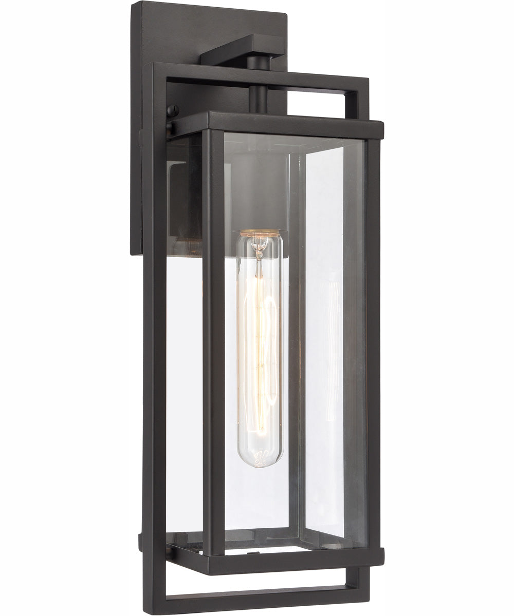 Gladwyn 16.5'' High 1-Light Outdoor Sconce - Matte Black