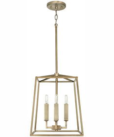 Thea 4-Light Foyer Aged Brass