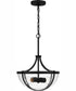 Antebellum Large 2-light Pendant Matte Black