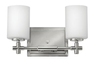 13"W Laurel 2-Light Bath Two Light in Polished Nickel