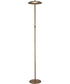 Torin 1-Light Led Torch/Floor Lamp Antique Brass