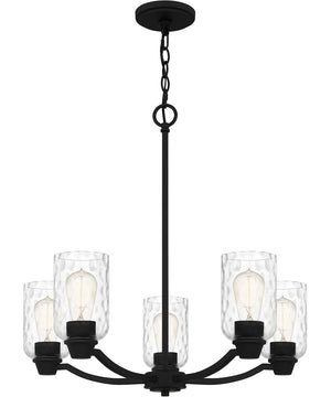 Acacia 5-light Chandelier Matte Black