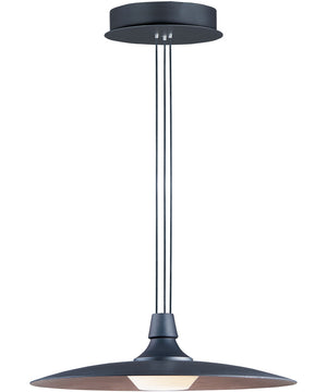 18"W Raven LED 1-Light Pendant Black