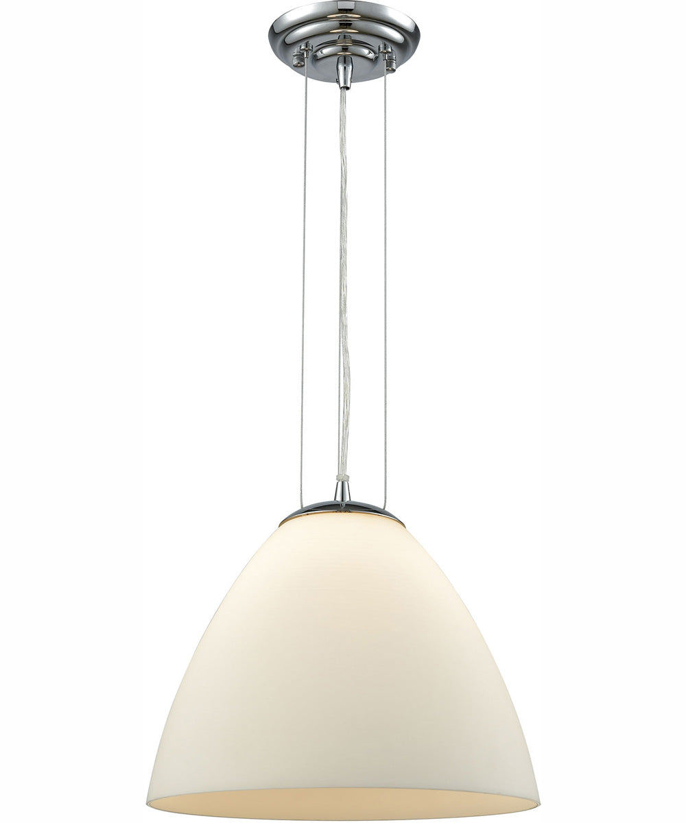 Merida 12'' Wide 1-Light Mini Pendant - Polished Chrome