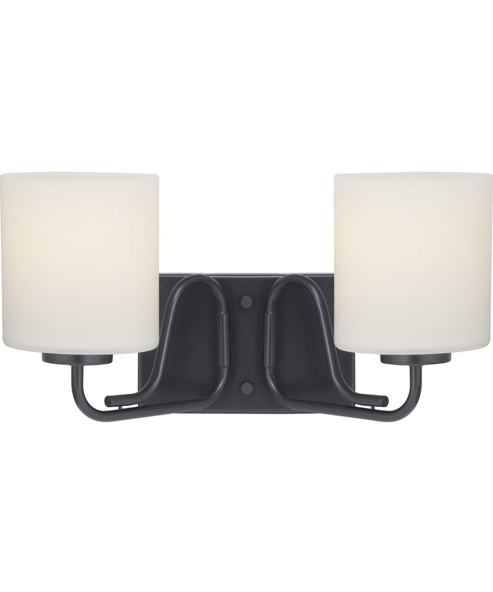 Tobin 2-Light Bath & Vanity Matte Black