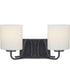 Tobin 2-Light Bath & Vanity Matte Black