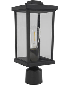 Resilience Lanterns 1-Light Post Mount Textured Black