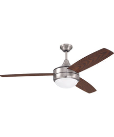 Phaze II 2-Light Ceiling Fan (Blades Included) Brushed Polished Nickel