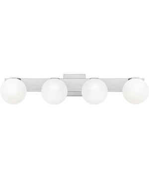 Clements Extra Large 4-light Bath Light Brushed Nickel