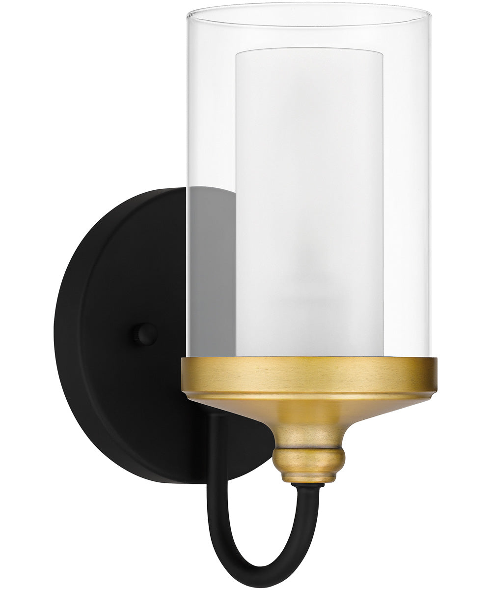 Rowland Small 1-light Wall Sconce Matte Black