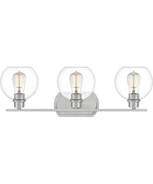 Pruitt Large 3-light Bath Light Brushed Nickel