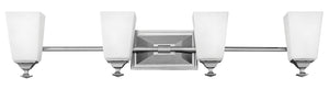 34"W Baldwin 4-Light Bath Four Light in Polished Nickel