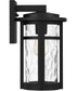 Uma Large 1-light Outdoor Wall Light Matte Black