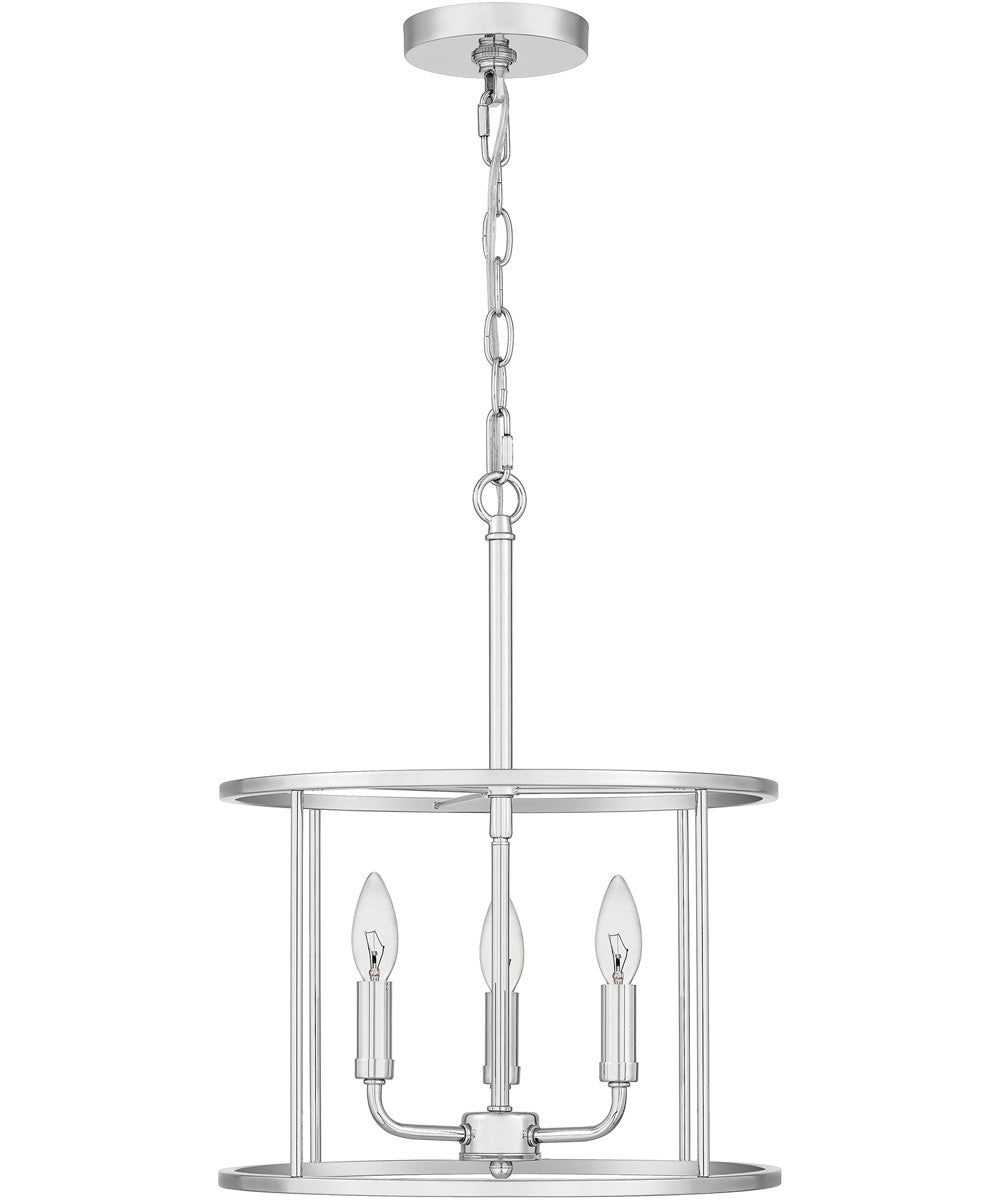 Abner 3-light Pendant Polished Chrome