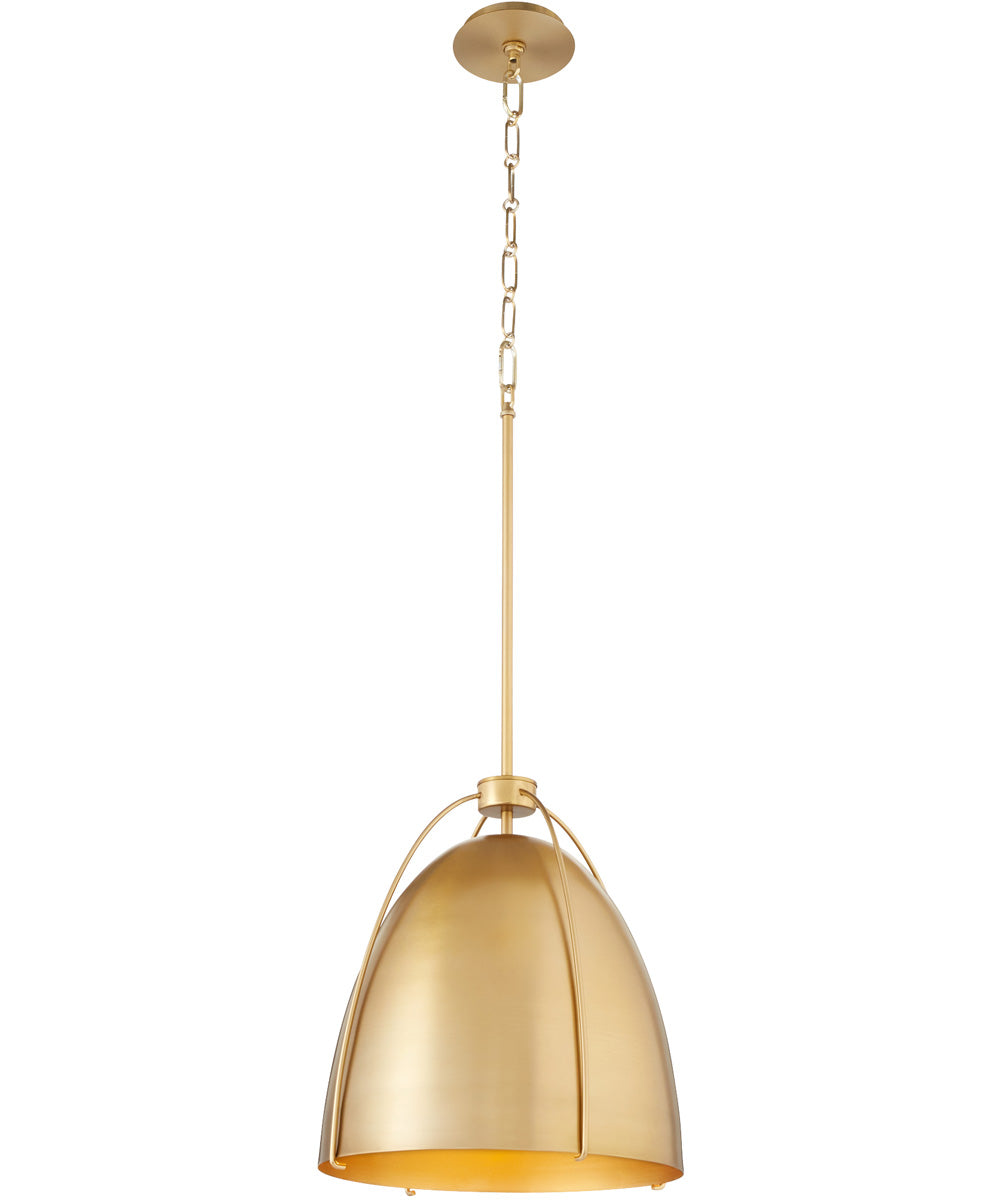 1-light Pendant Aged Brass