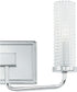 Nora Medium 2-light Bath Light Polished Chrome