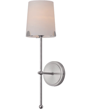 Huntington 1-Light Sconce Satin Nickel