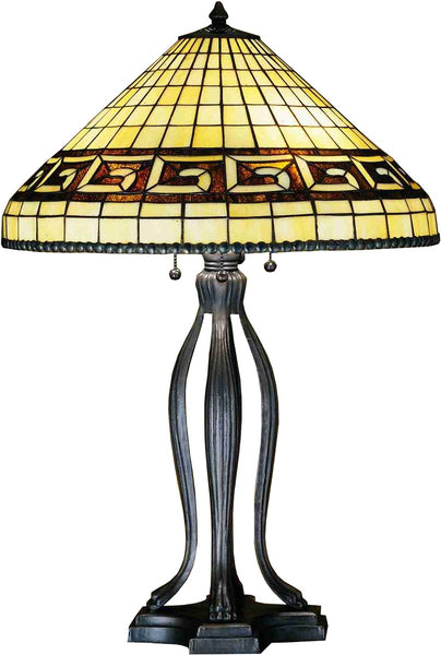 30H Greek Key Table Lamp.605 29504