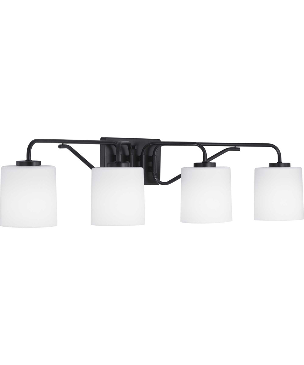 Tobin 4-Light Bath & Vanity Matte Black